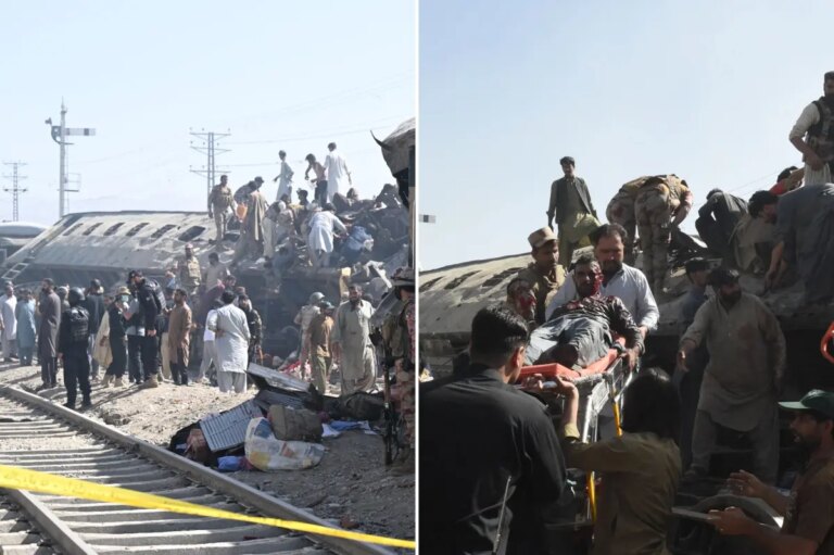 Tragic Suicide Blast Strikes Pakistan Train Route, Resulting in At Least 23 Fatalities