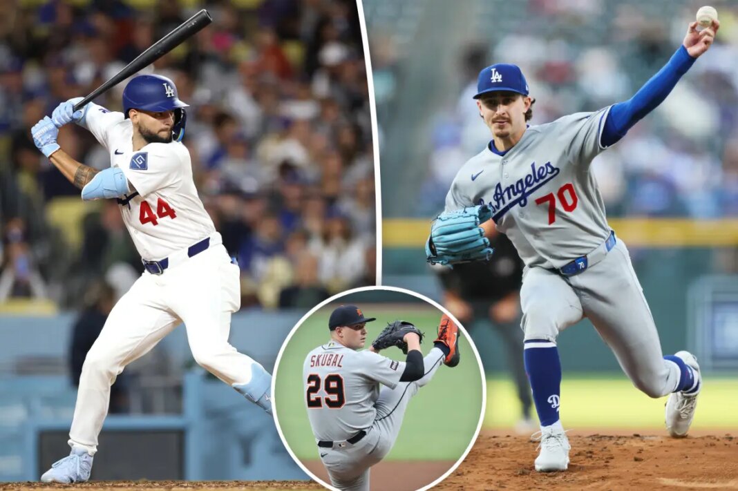Dodgers riding Justin Wrobleski’s arm, Andy Pages’ bat