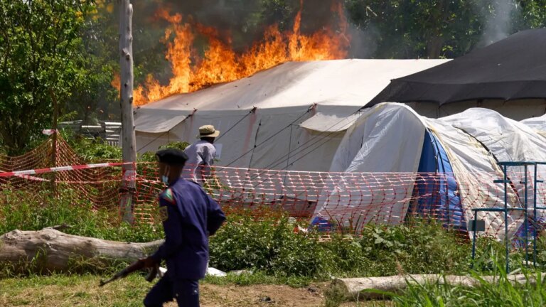 Chaos Erupts: Ebola Treatment Center Torched in Congo Amid Tensions Over Victim’s Burial