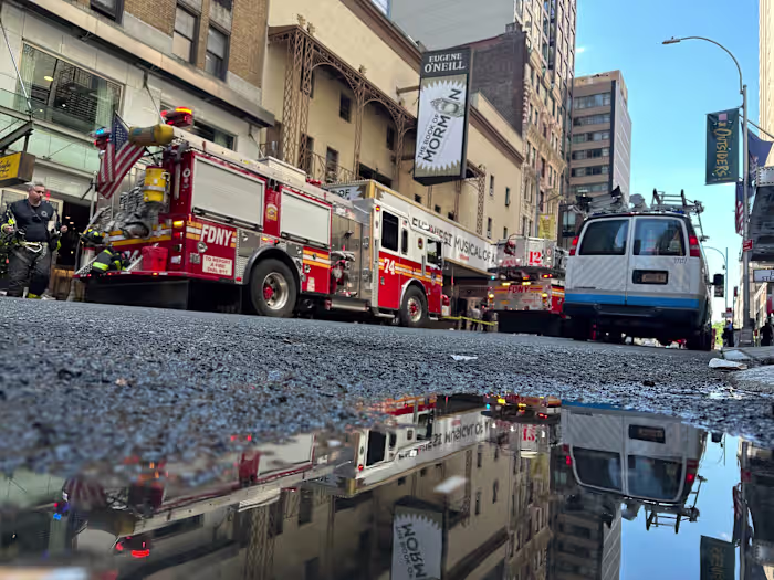 Electrical fire will keep the Broadway theater that hosts 'The Book of Mormon' closed through May 17
