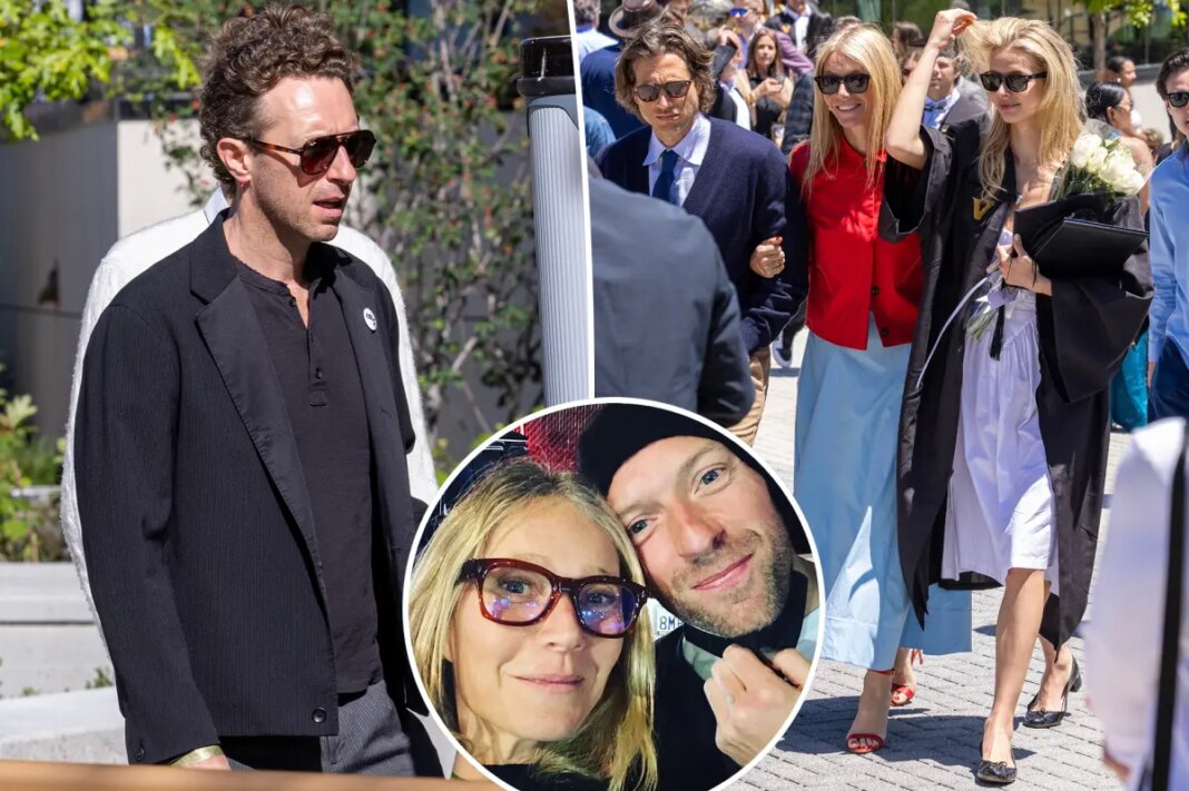 Exes Gwyneth Paltrow and Chris Martin reunite in Nashville for daughter Apple’s college graduation
