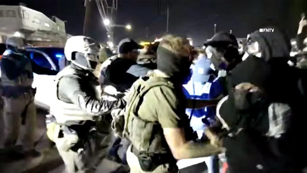 Federal agents in New Jersey beat back anti-ICE agitators in chaos outside Delaney Hall detention facility