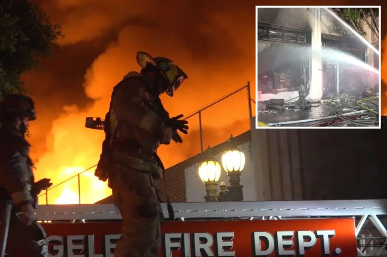 Massive Downtown LA Blaze: Over 100 Firefighters Battle Intense Inferno