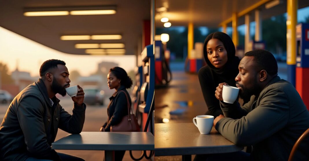 “For 3 months straight” – Woman exposes husband’s act around 5am at gas station