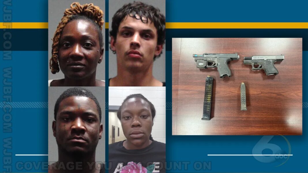 Four arrested, charged after shooting in Girard