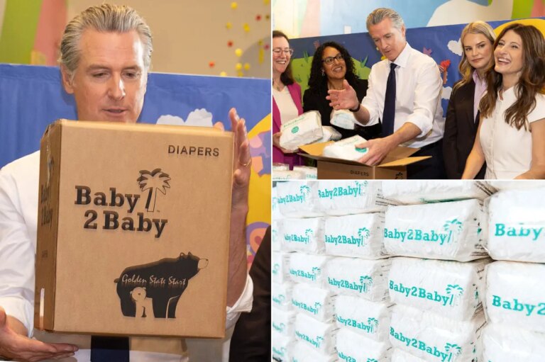 Gavin Newsom Faces Scrutiny Over $20 Million Diaper Contract Linked to Nonprofit Network Associated with Wife