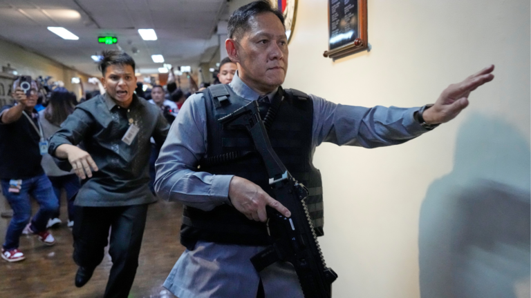 Chaos Erupts as Gunfire Engulfs Philippine Senate Amid Senator’s Arrest Attempt