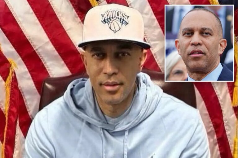 Controversy Erupts as Hakeem Jeffries Faces Backlash Over Alleged Facetuned Knicks Hat Photo