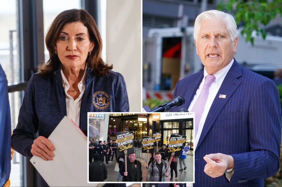 Hochul pushed LIRR strike to pick up votes on Long Island from GOP opponent: transit union chief