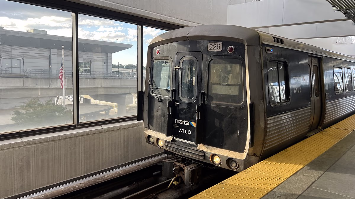 Horror in Atlanta as woman stabbed to death on train in daytime attack