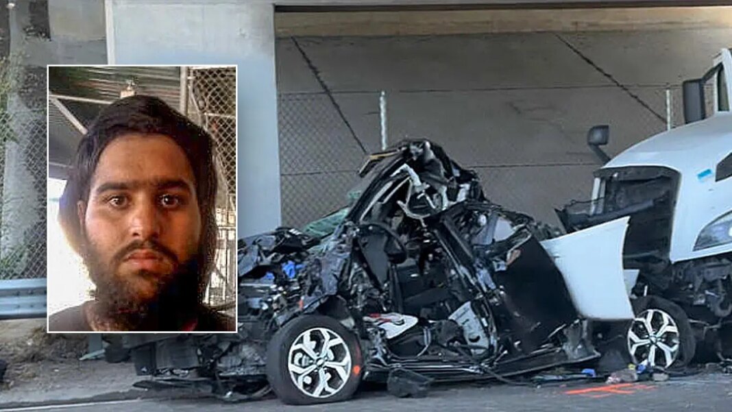 Illegal immigrant truck driver from India arrested in deadly California hit-and-run after Biden release
