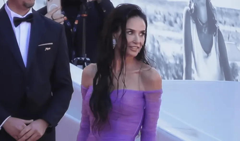 It's Not Just Her Arms, Demi Moore's 'Cannes Hair' Is Having a Moment Too