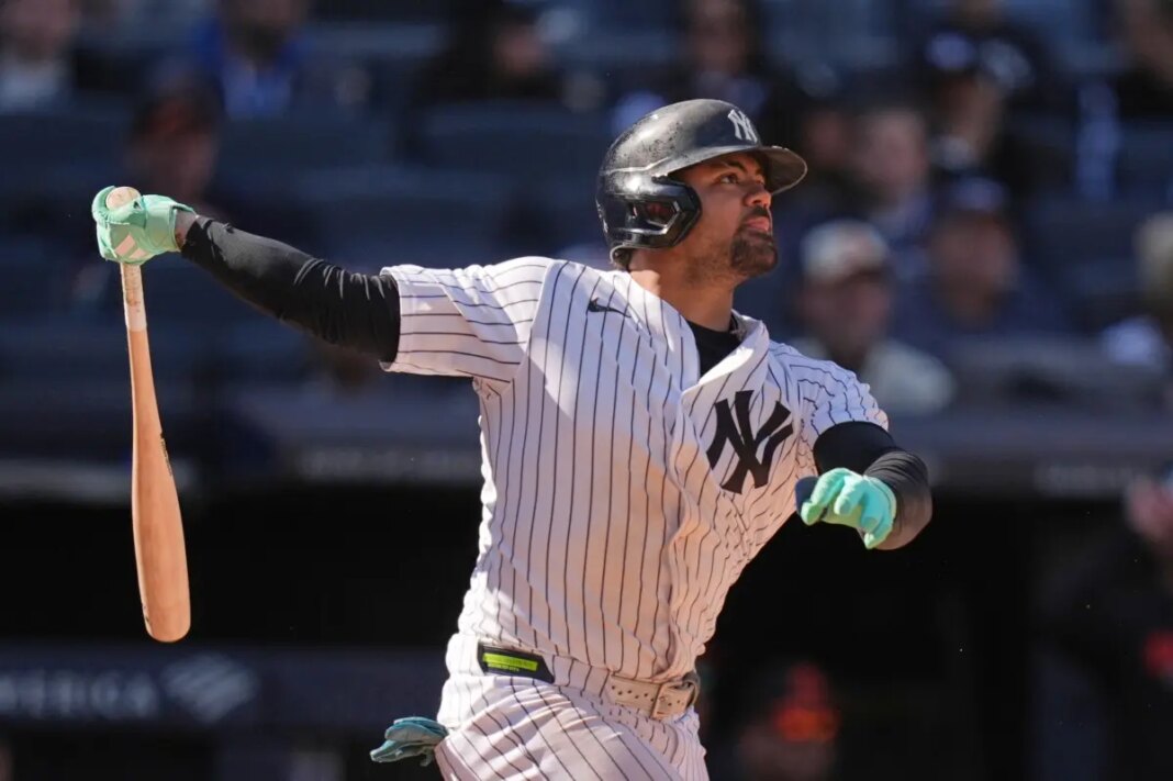 Jasson Dominguez gives Yankees rare glimpse of power from both sides of plate