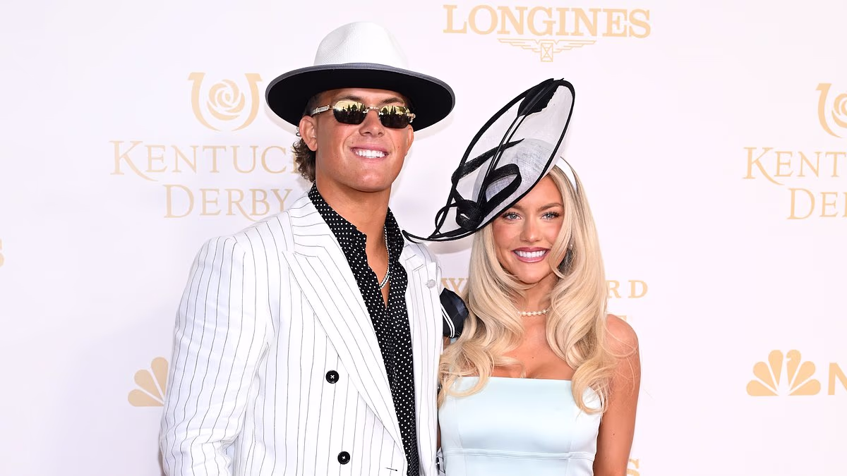 Jaxson Dart and model girlfriend among celebrities at Kentucky Derby