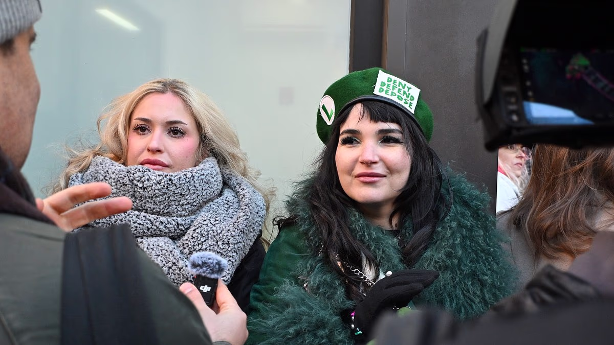 Journalists say they're GLAD CEO was killed outside Mangione hearing
