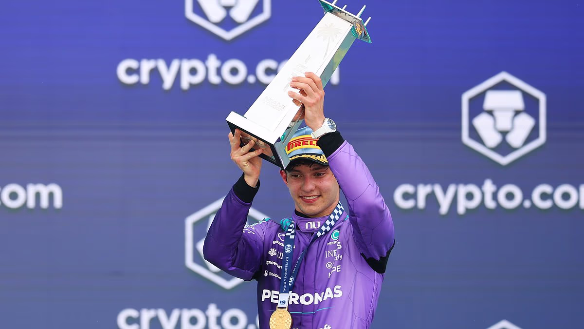 Kimi Antonelli is proving a mighty big thorn in Mercedes team-mate George Russell's F1 world-title hopes - he has the momentum and this Miami Grand Prix win could be a harbinger of things to come, writes JONATHAN McEVOY
