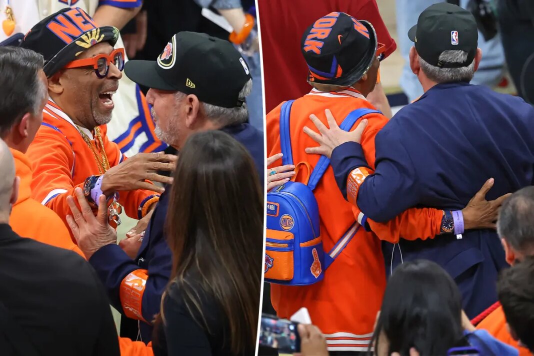 Knicks owner James Dolan and Spike Lee heal feud during Game 4