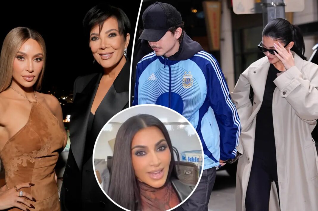 Kylie Jenner, Timothée Chalamet join Kim Kardashian and mom Kris to see ‘The Fear of 13’ on Broadway