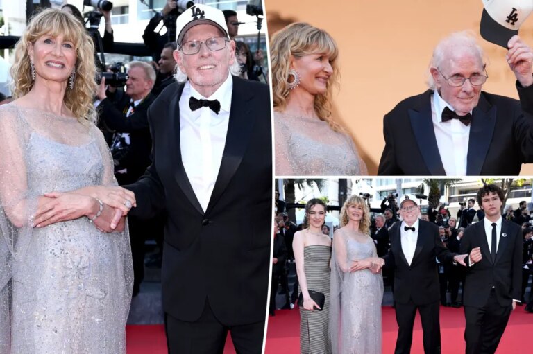 Laura Dern, Her Father Bruce, and Her Children Share a Special Three-Generation Moment at Cannes