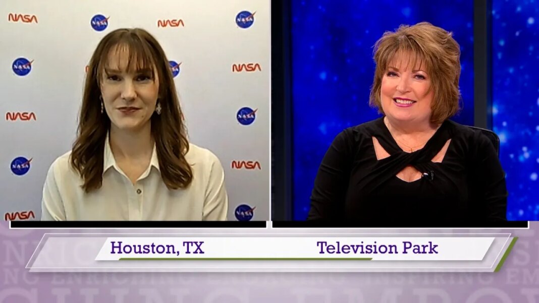 Leah Cheshier Mustachio's warmth, intelligence and enthusiasm help viewers understand complicated NASA space missions