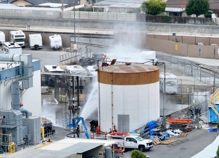 Live Coverage: Garden Grove Chemical Tank Stabilized, Explosion Threat Averted