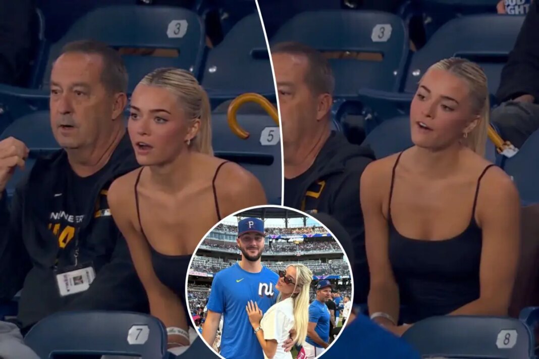Livvy Dunne caught on video with 'profane' reaction to Paul Skenes' mistake
