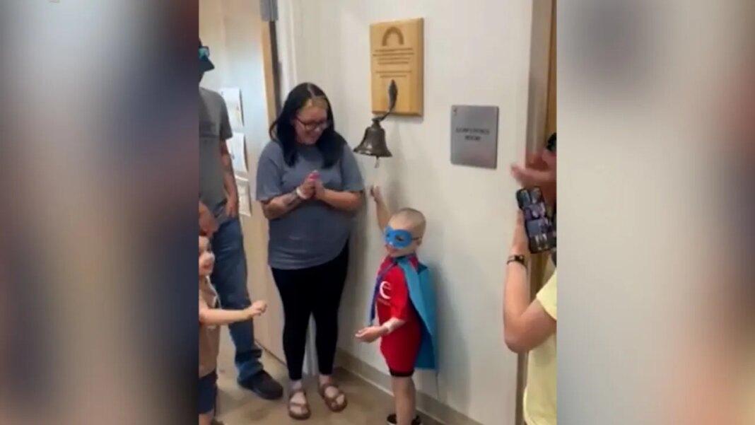 Local 4-year-old rings bell ending her battle with stage 3 kidney cancer