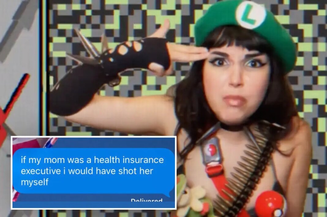 Luigi Mangione fangirl says she would kill her own pharmacist mom if she became healthcare exec