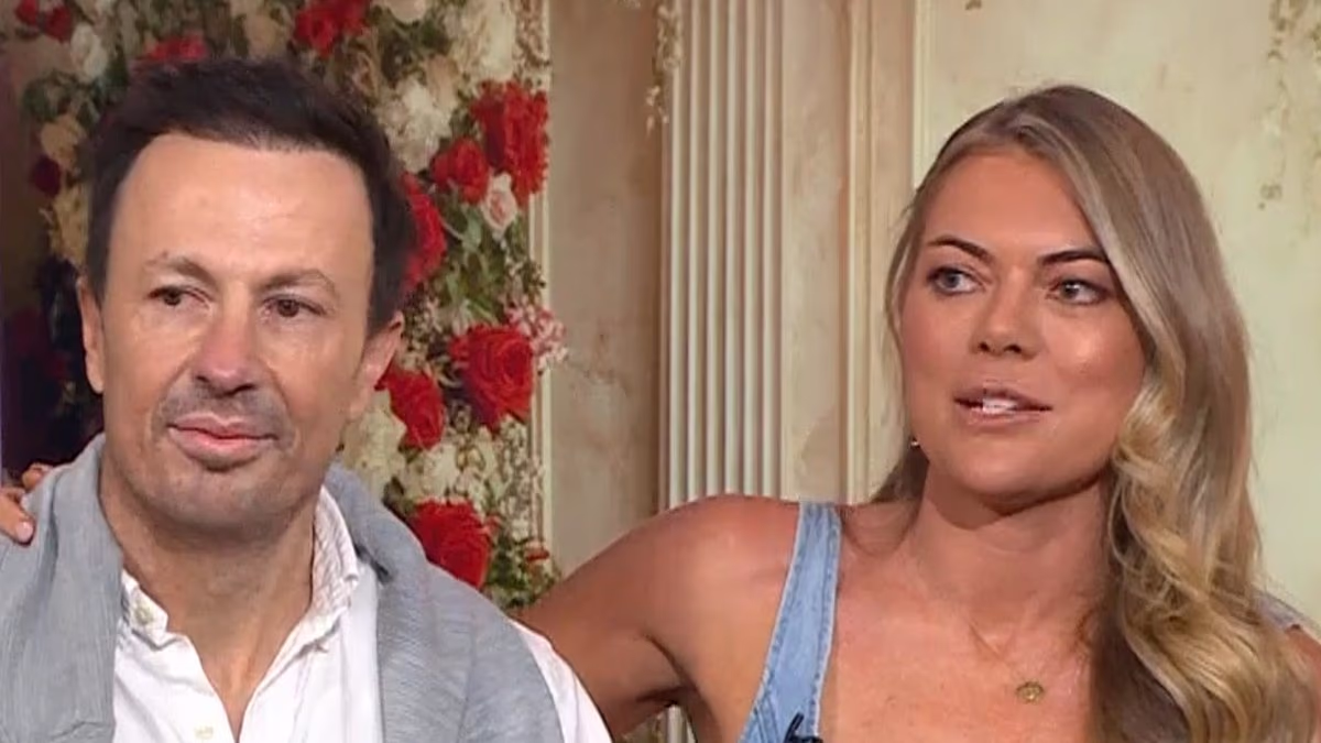 MAFS' Clint Rice takes a brutal swipe at his TV bride Lauren as he and his new wife Jacqui Burfoot share details of their New Zealand wedding and do awkward dance on Today Extra
