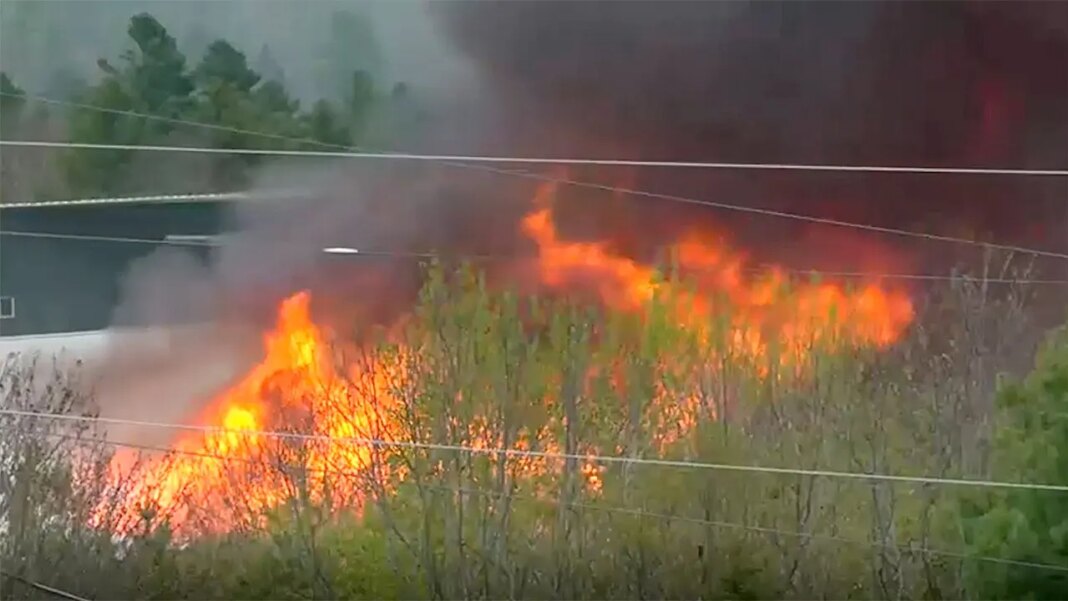 Maine governor urges residents to stay clear after fiery lumber mill explosion in Searsmont