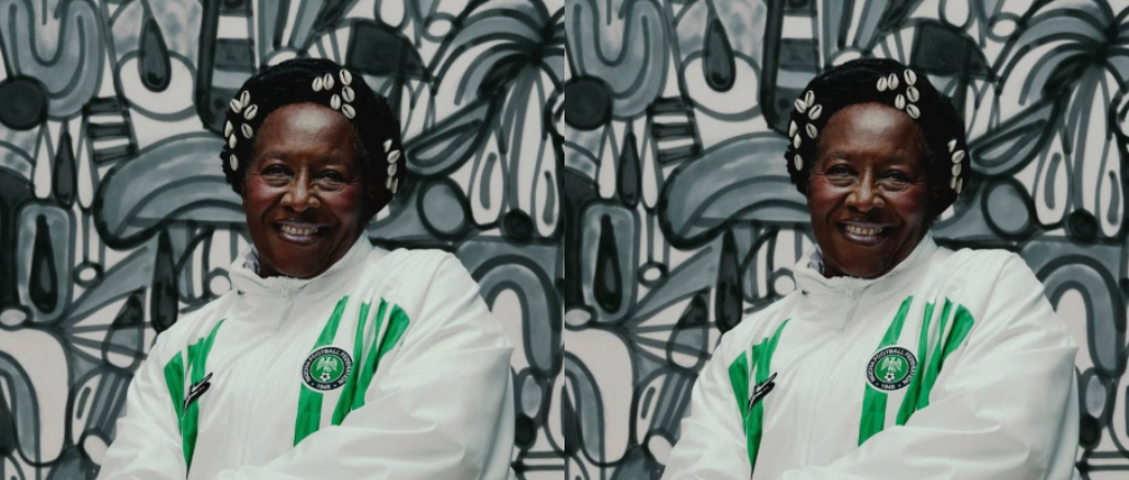 “Mama G In Style”- Fans React As Patience Ozokwor Models Nike’s Fresh Super Eagles Collection