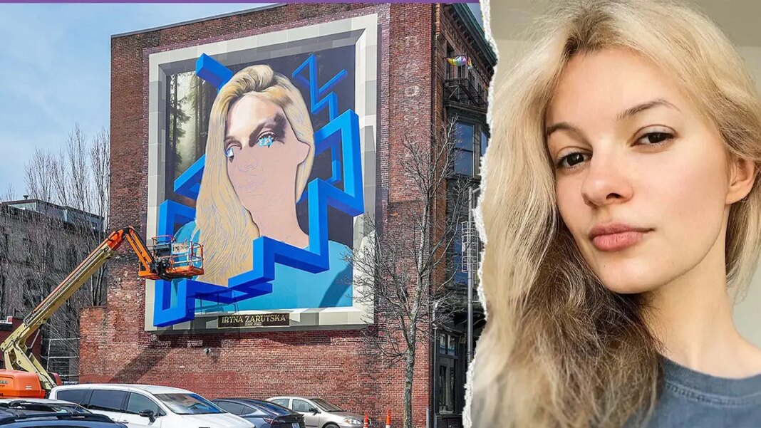 Mural honoring murdered Ukrainian refugee Iryna Zarutska taken down in Providence after local outrage