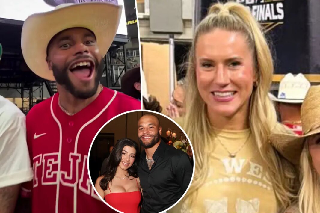 NFL star Dak Prescott spotted getting cozy with ex-fiancée Sarah Jane Ramos’ bridesmaid