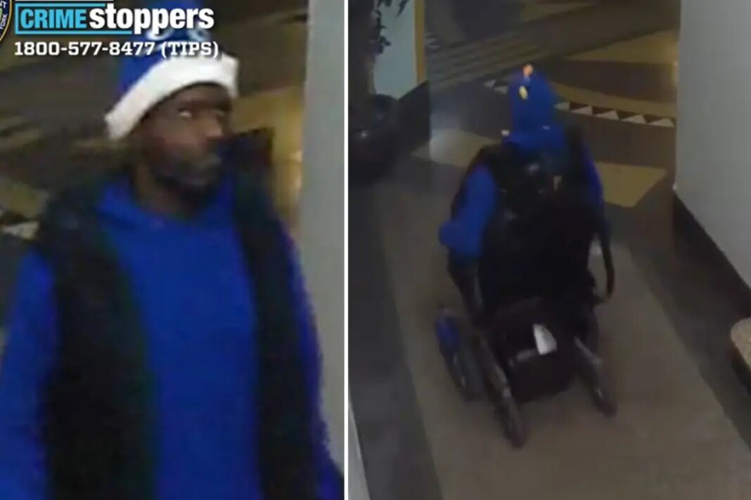 NYC crook steals motorized wheelchair from Bronx building uses it for slow getaway