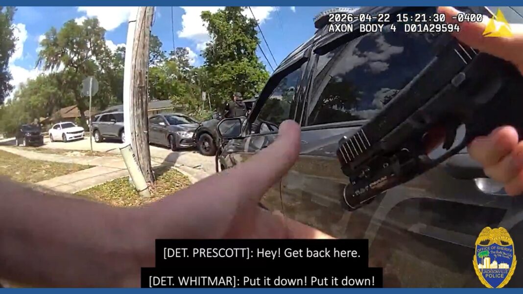 Police release body-worn camera video from shooting of Westside murder suspect