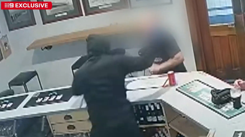 Bourke was confronted by multiple patrons during the attempted robbery.