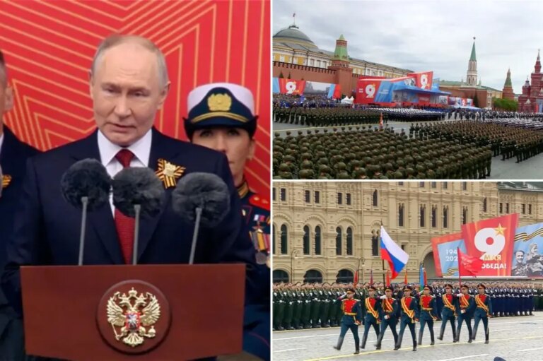 Putin’s Low-Key WW2 Victory Parade Attendance Sparks Concerns Over Ukraine Conflict