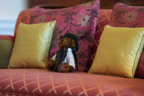 Queen Elizabeth had a special teddy bear to keep her company at Scottish royal residence