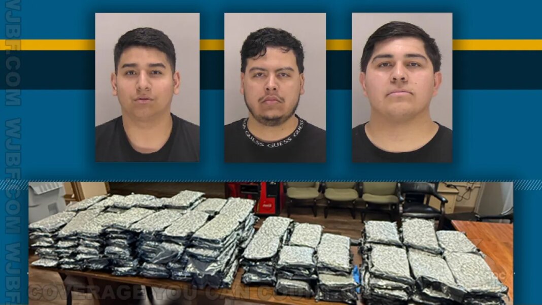 RCSO: Three charged in major drug trafficking bust