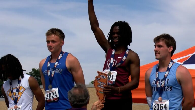 Triumphant Athletes Claim Titles at IHSA Boys’ Track Finals