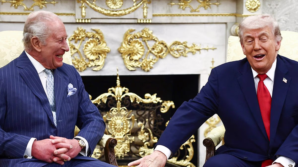 RICHARD EDEN: Trump's savage comment about Harry on the King's US trip