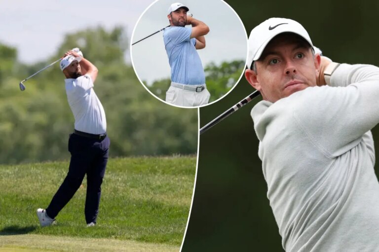 Scheffler and McIlroy Lead the Pack at Aronimink Golf Club