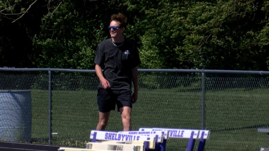 Shelbyville’s Nohren having fun while jumping to record heights