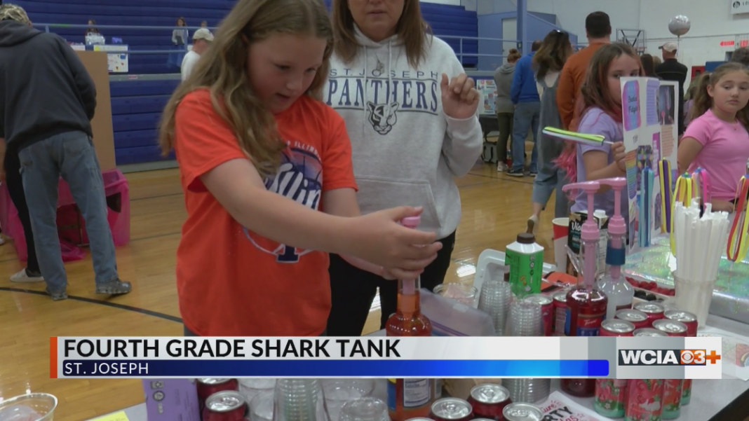 St. Joseph grade schoolers get their shot at entrepreneurship through Shark Tank fair