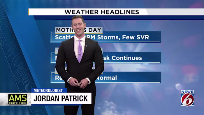 Strong to severe storms possible on Mother’s Day