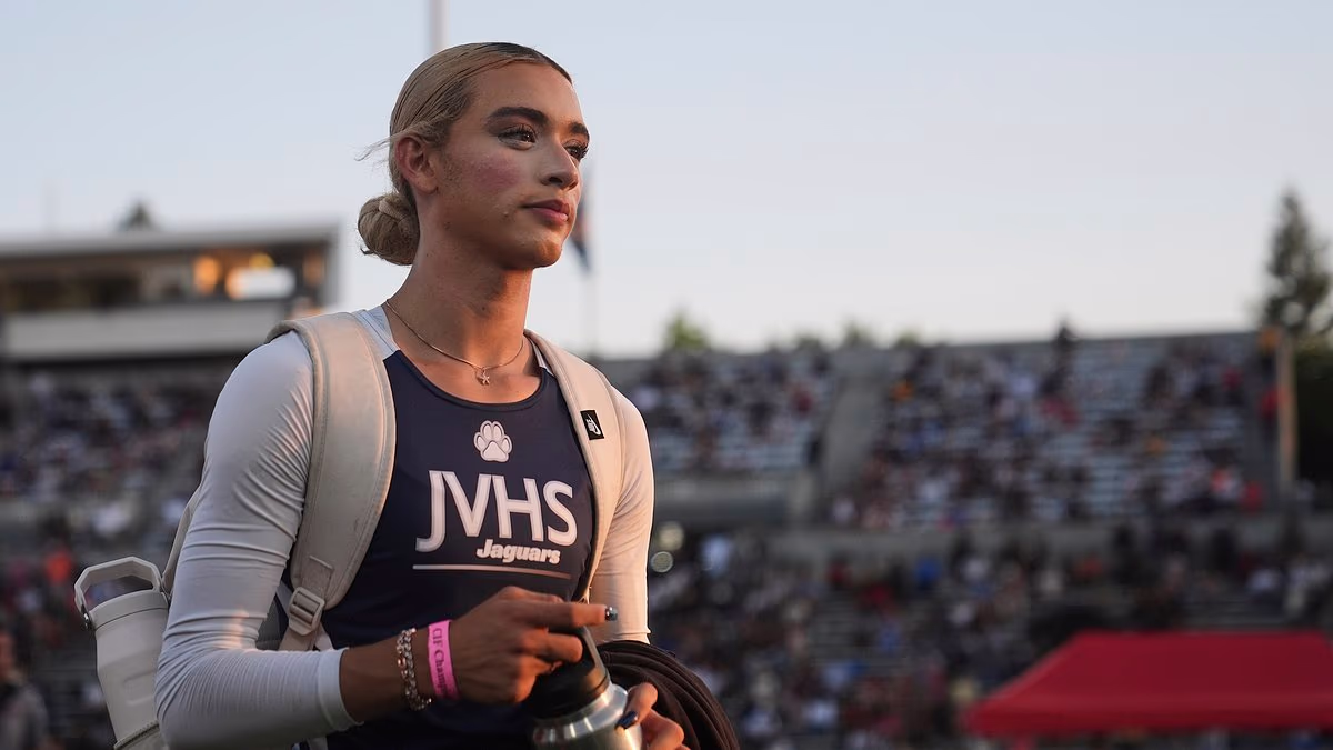 Trans athlete sparks protests at California girls' track meet after dominating rivals in nearly every event