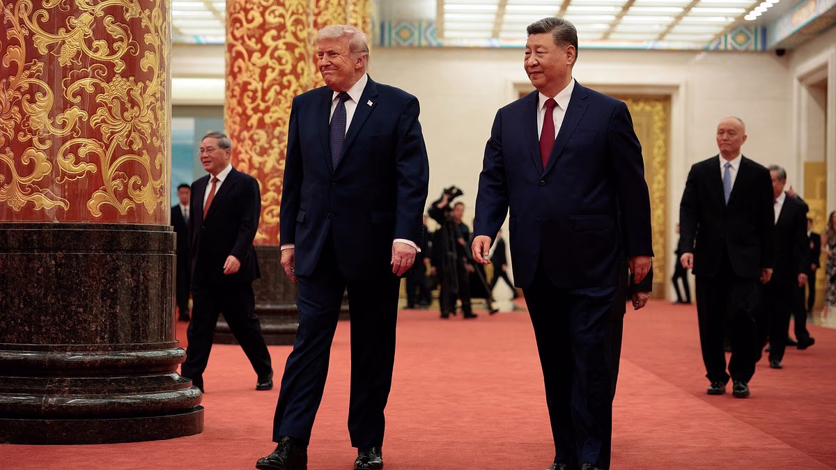 Trump arrives to feast with Xi at China's glitzy State Banquet