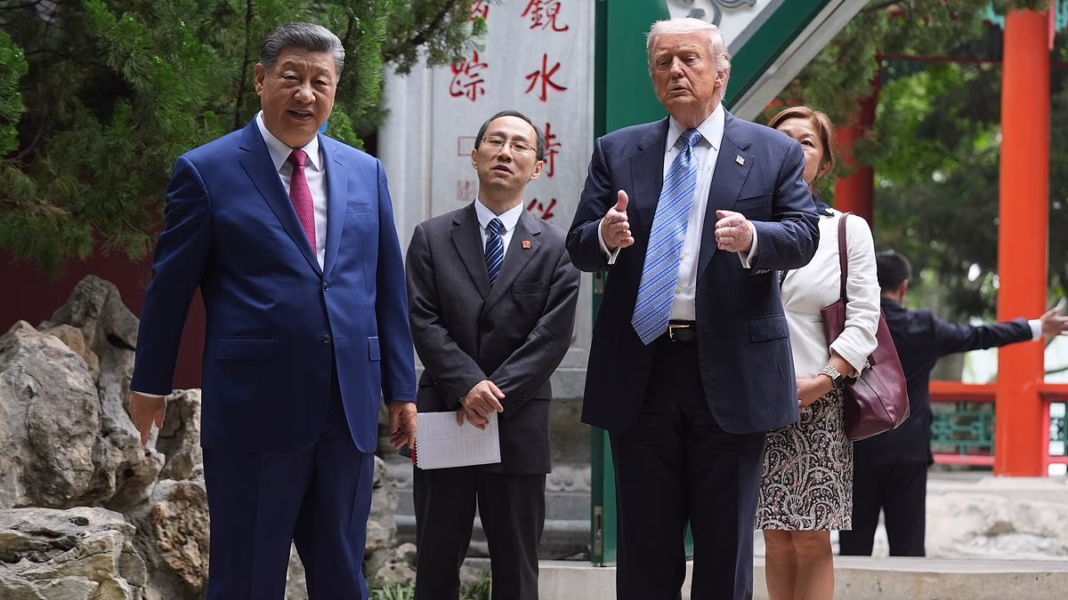 Trump gets rare glimpse inside secretive Communist compound