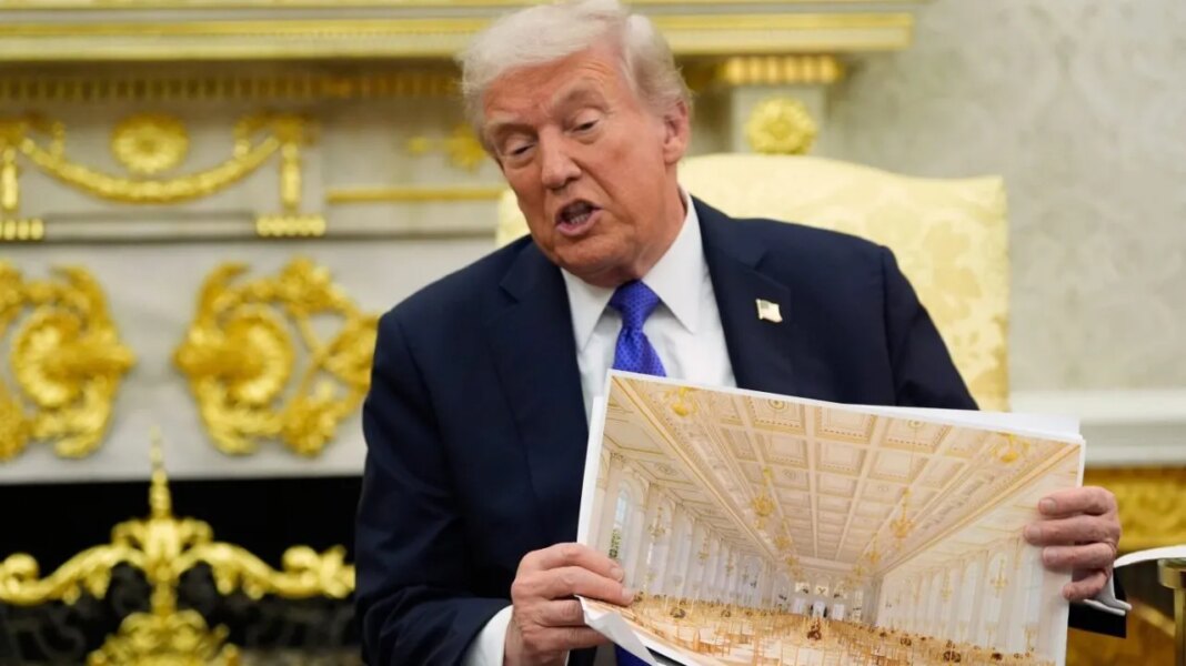 Trump sets targeted opening for White House ballroom for September 2028