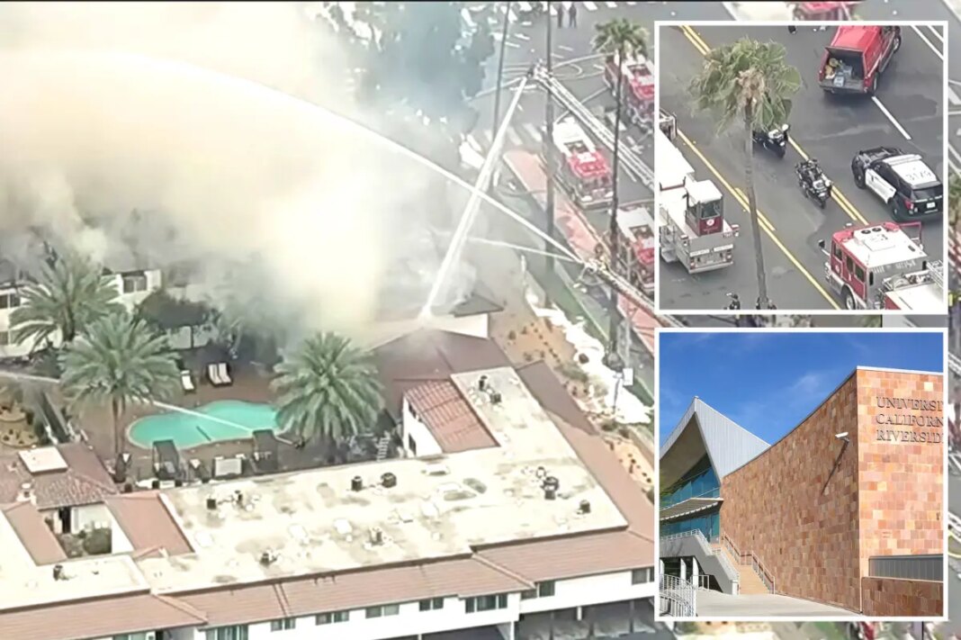 UC Riverside students left homeless after fire burns through apartment complex